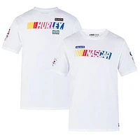 Men's Hurley x Everday White NASCAR Everyday Faster Patch T-Shirt