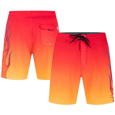Men's Hurley Red NASCAR Phantom-Eco Flames 18'' Boardshort
