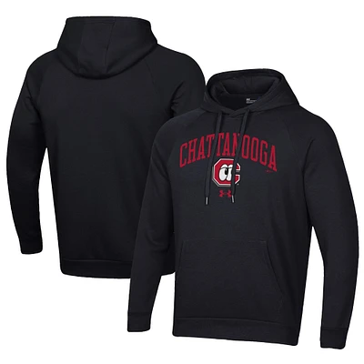Men's Under Armour Black Chattanooga Lookouts All Day Fleece Pullover Hoodie