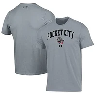 Men's Under Armour Gray Rocket City Trash Pandas Performance T-Shirt