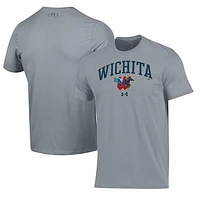 Men's Under Armour Gray Wichita Wind Surge Performance T-Shirt