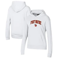 Women's Under Armour White Fort Wayne TinCaps All Day Pullover Hoodie