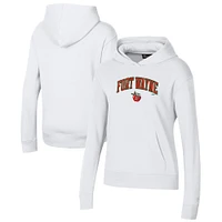 Women's Under Armour White Fort Wayne TinCaps All Day Pullover Hoodie