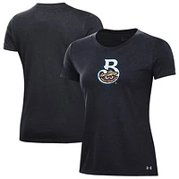 Women's Under Armour Black Biloxi Shuckers Performance T-Shirt