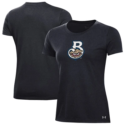 Women's Under Armour Black Biloxi Shuckers Performance T-Shirt