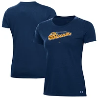 Women's Under Armour Navy Montgomery Biscuits Performance T-Shirt