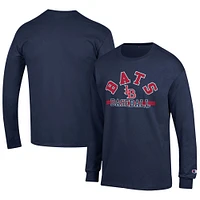 Men's Champion Navy Louisville Bats Jersey Long Sleeve T-Shirt