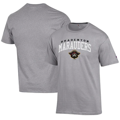 Men's Champion Gray Bradenton Marauders Jersey T-Shirt