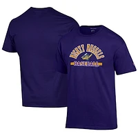 Men's Champion Purple Fort Myers Mighty Mussels Jersey T-Shirt