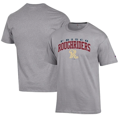 Men's Champion Gray Frisco RoughRiders Jersey T-Shirt