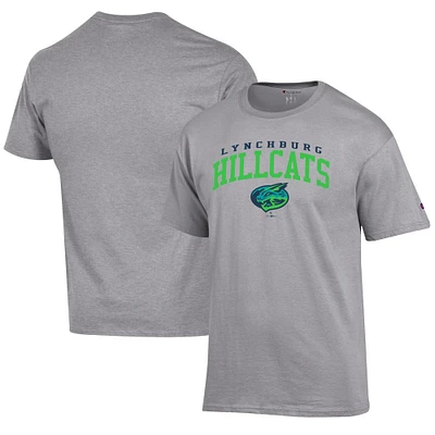 Men's Champion Gray Lynchburg Hillcats Jersey T-Shirt