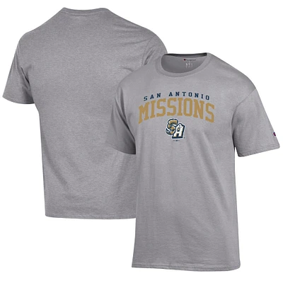 Men's Champion Gray San Antonio Missions Jersey T-Shirt