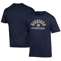 Men's Champion Navy San Antonio Missions Logo Jersey T-Shirt