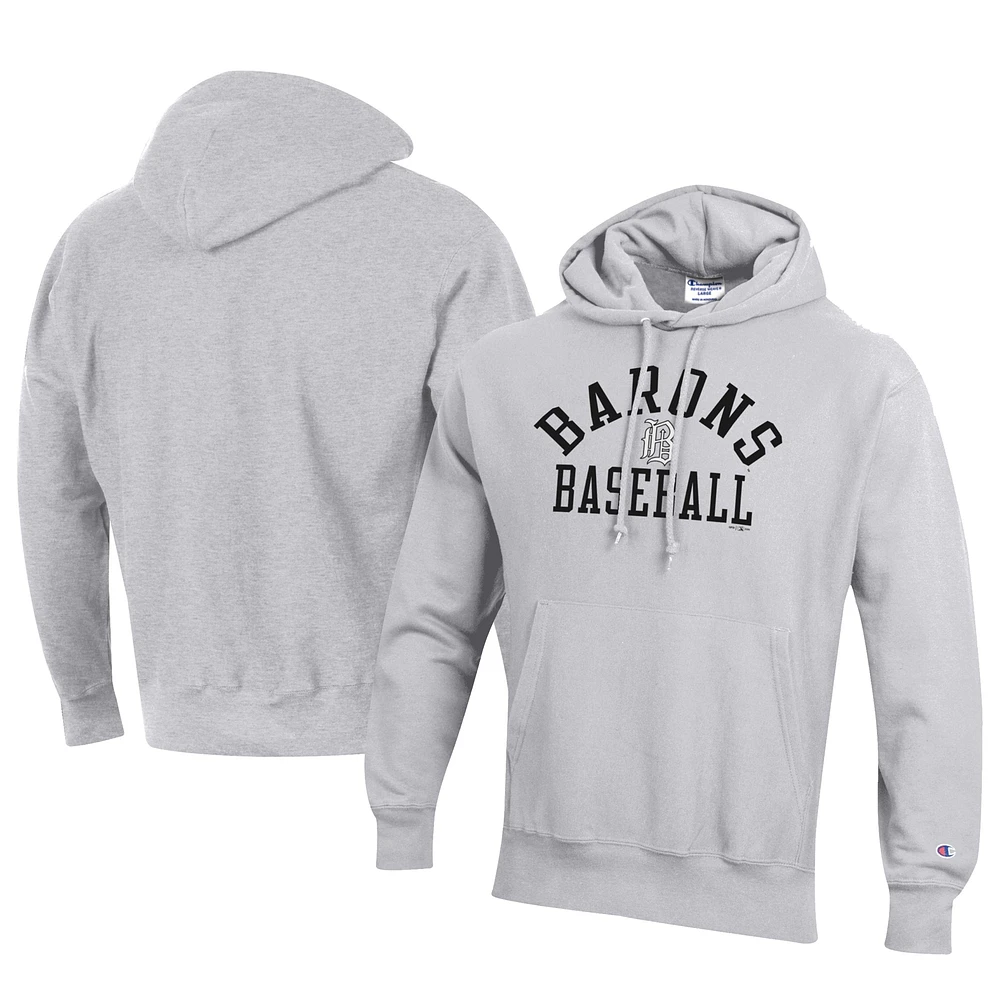 Men's Champion Birmingham Barons Baseball Reverse Weave Pullover Hoodie