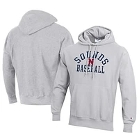 Men's Champion Gray Nashville Sounds Baseball Reverse Weave Pullover Hoodie