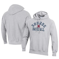 Men's Champion Gray Nashville Sounds Baseball Reverse Weave Pullover Hoodie