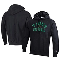 Men's Champion Norfolk Tides Baseball Reverse Weave Pullover Hoodie