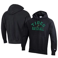 Men's Champion Norfolk Tides Baseball Reverse Weave Pullover Hoodie