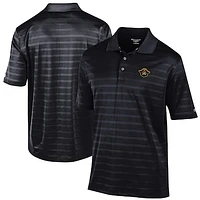 Men's Champion Black Bradenton Marauders Textured Solid Polo