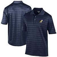 Men's Champion Navy Myrtle Beach Pelicans Textured Solid Polo