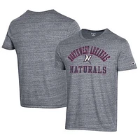 Men's Champion Gray Northwest Arkansas Naturals Ultimate Tri-Blend T-Shirt