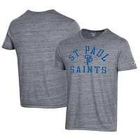 Men's Champion Gray St. Paul Saints Ultimate Tri-Blend T-Shirt