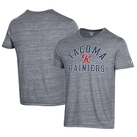 Men's Champion Gray Tacoma Rainiers Ultimate Tri-Blend T-Shirt