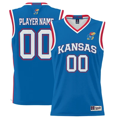 Youth GameDay Greats Royal Kansas Jayhawks NIL Pick-A-Player Lightweight Men's Basketball Jersey