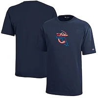 Youth Champion Navy Jacksonville Jumbo Shrimp Jersey T-Shirt
