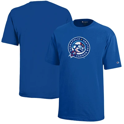 Youth Champion Royal Kannapolis Cannon Ballers Jersey T-Shirt