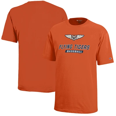 Youth Champion Orange Lakeland Flying Tigers Jersey T-Shirt