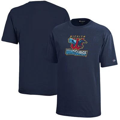 Youth Champion Navy Wichita Wind Surge Jersey T-Shirt