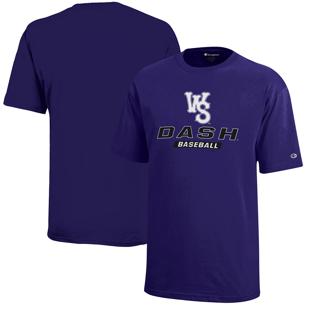 Youth Champion Purple Winston-Salem Dash Jersey T-Shirt