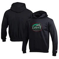Youth Champion Black Great Lakes Loons Eco Powerblend Pullover Hoodie