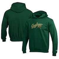 Youth Champion Green Greensboro Grasshoppers Eco Powerblend Pullover Hoodie