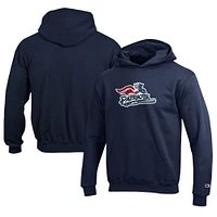 Youth Champion Navy Somerset Patriots Eco Powerblend Pullover Hoodie