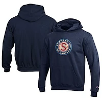 Youth Champion Navy Spokane Indians Eco Powerblend Pullover Hoodie