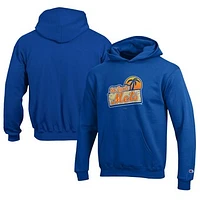 Youth Champion Royal St. Lucie Mets Eco Powerblend Pullover Hoodie