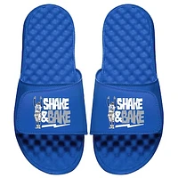 Men's ISlide x BreakingT Josh Allen Royal NFLPA Shake & Bake Slide Sandals