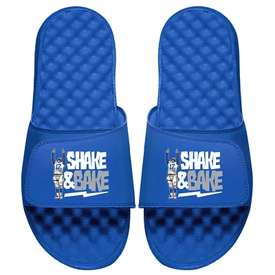 Men's ISlide x BreakingT Josh Allen Royal NFLPA Shake & Bake Slide Sandals