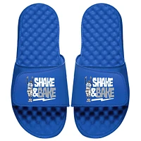 Men's ISlide x BreakingT Josh Allen Royal NFLPA Shake & Bake Slide Sandals