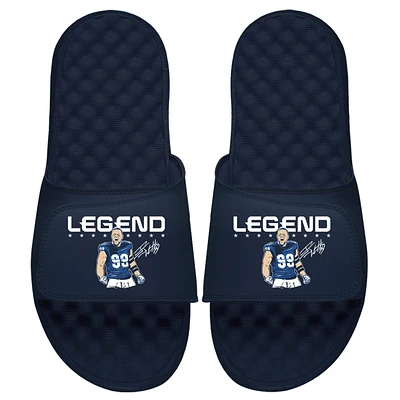 Men's ISlide x BreakingT J.J. Watt Navy NFLPA Legend Slide Sandals