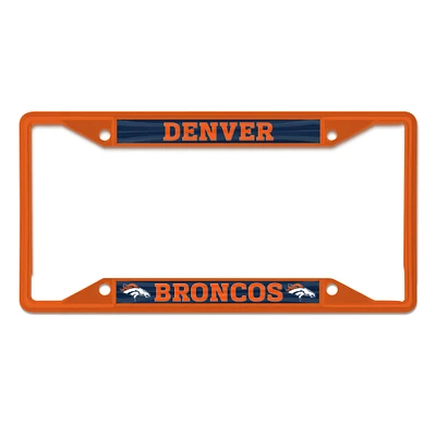 WinCraft Denver Broncos Chrome Color License Plate Frame