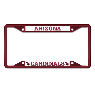 WinCraft Arizona Cardinals Chrome Color License Plate Frame