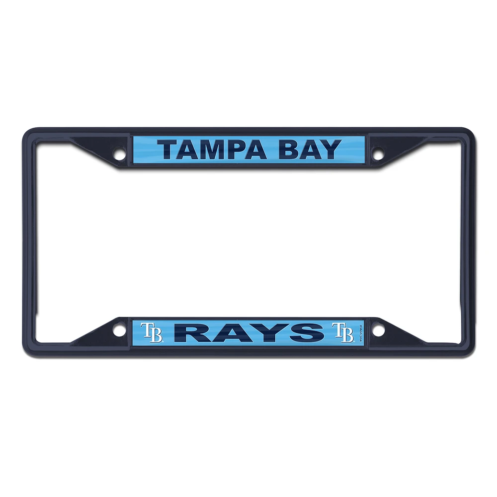 WinCraft Tampa Bay Rays Chrome Color License Plate Frame