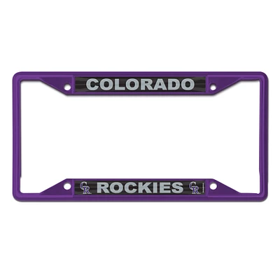 WinCraft Colorado Rockies Chrome Color License Plate Frame