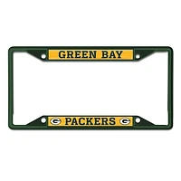 WinCraft Green Bay Packers Chrome Color License Plate Frame