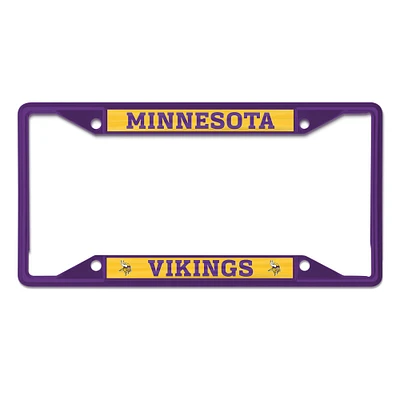 WinCraft Minnesota Vikings Chrome Color License Plate Frame