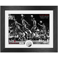 Highland Mint Michael Jordan Chicago Bulls 13'' x 16'' 1988 NBA Slam Dunk Champion Framed Silver Coin Photo Mint