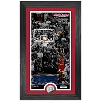 Highland Mint Michael Jordan Chicago Bulls 12'' x 20'' The Last Shot 1998 Finals Framed Silver Coin Photo Mint